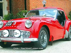 Triumph TR3 rally Triumph TR3 rally