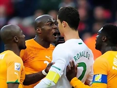 Cristiano increpado Bafana Cristiano increpado Bafana