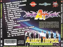 Alianza Tropikal - Parrandero (2012) Trasera