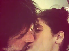 Beso Hugo y Mar?a 14-7-2013 Beso Hugo y Mar?a 14-7-2013