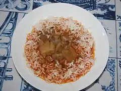 Chatna de arroz con callos