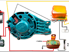 esquema alternador Seat 600 L especial esquema alternador Seat 600 L especial