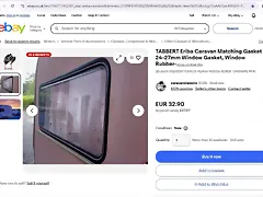 goma ventana ebay