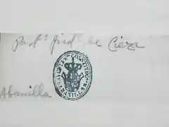 sello 1876. J.M.