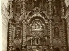 Retablo mayor de la capilla jesu?tica de San Javier de Nazca