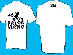 camiseta de yo soy bm blanco-negro