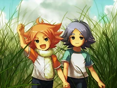 inazuma-eleven Aiden y Shawn Froste inazuma-eleven Aiden y Shawn Froste