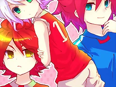 ainazuma eleven burn, gazelle y shavier FFI ainazuma eleven burn, gazelle y shavier FFI