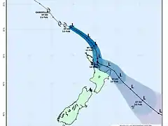 cyclone gabrielle track map