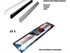 protector parachoques cromado gris negro.AG-PROPA-1129597859. Knbox