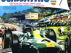 Poster Scalextric 1a Carrera 1965
