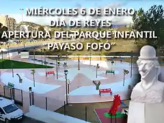 APERTURA PARQUE FOFO