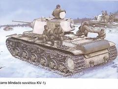 Tanque ruso KV-1.