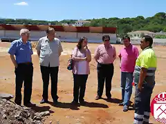 Visita de la Corporacion al Campo de Deportes de Riotinto-6 julio 2014