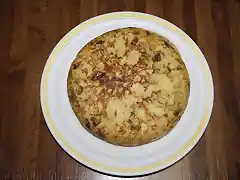 Toertilla de patatas y pimientos