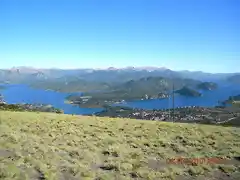 lago Alumine, pte. La Angostura, lago Moquehue