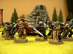 Warhammer 40000 Escuadro de MandoTemp Negros