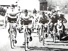 Ghent-Wevelgem 1972, avec Frans Verbeeck, Felice Gimondi et Roger Swerts