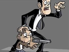 ojos grandes y terror
