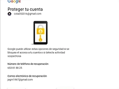 Recuperaci?n cuenta Google Cota352016