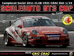 Cartell Cursa 3 Scaleauto GT3