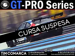 Cartell GT Pro - cursa 3s