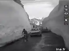 muros de nieve por el tour 1961