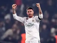 Sergio-Ramos-2018-Celebra-pase-PSG-EFE