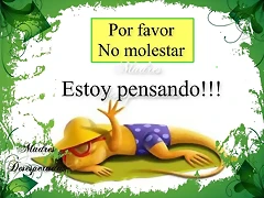 no molestar estoy pendando