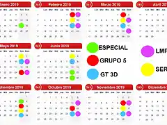 CALENDARIO 2019