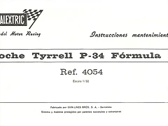 4054 - Tyrrell P34 Formula - 1 4054 - Tyrrell P34 Formula - 1