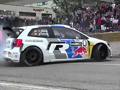 Carlos Sainz con el Volkswagen Polo R WRC en el Rallylegend SAN MARINP 2013 1