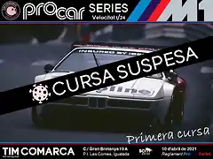 Cartell ProCar Series - Cursa 1s