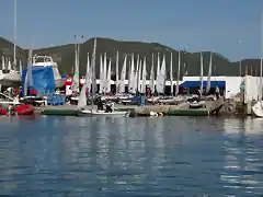 El Club Nautico, un dia de regatas