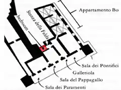 Dettaglio Cubiculum prima loggia