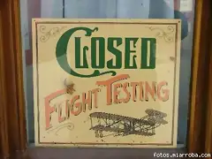 Cerrado por pruebas de vuelo Cerrado por pruebas de vuelo