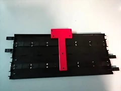 Trasera recta roja conexiones Trasera recta roja conexiones