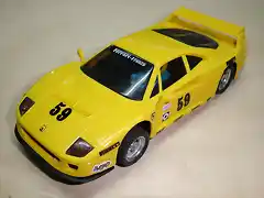 zzferrari f-40 amarillo