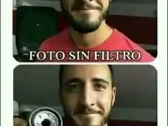 FOTO CON FILTRO Y SIN FILTRO