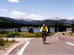 Pujant Mt Evans. Echo Lake