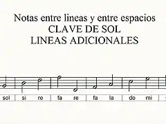 lineas adicionales notasentreespacuios