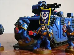 Sargento Aar y sus marines frente del FT02 Sargento Aar y sus marines frente del FT02