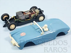 Corvette azul chasis tornillo sin fin Corvette azul chasis tornillo sin fin