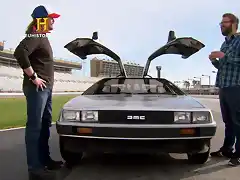 delorean maquina del tiempo history channel