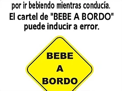 bebe a bordo