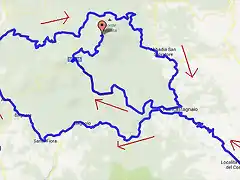Mapa Amiata