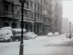 Barcelona nevada 1962 Rbla. del Prat