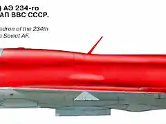 MiG-21 red silver 1