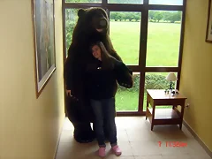 Paula y el oso amoroso! Paula y el oso amoroso!