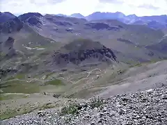 Vista de la Moutire desde la Bonette